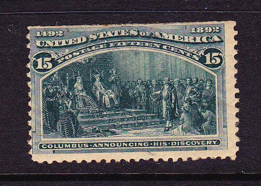 U.S 1893 15c COLUMBIAN MNH  #238