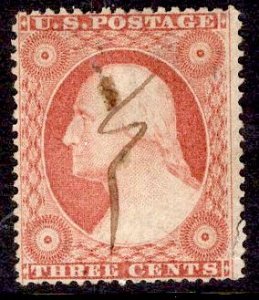 US Stamp #26 USED SCV $10