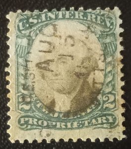 US #RB1a Used Proprietary Revenue Stamp 1871 Very Fine