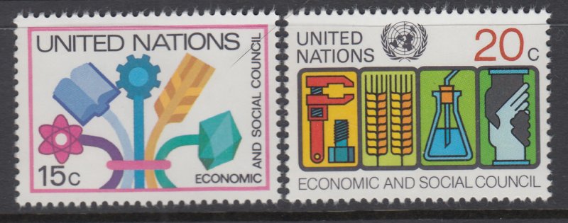 UN New York 341-342 MNH VF