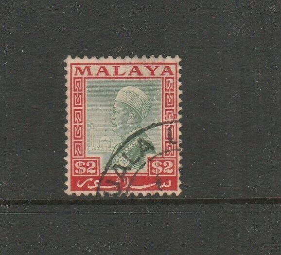 Malaya Selangor 1935/41 $2 Used SG 84