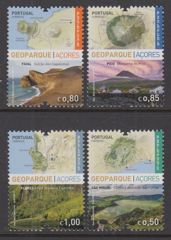 Azores 591-594 MNH VF