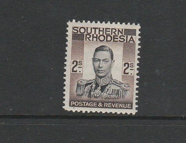 Southern Rhodesia 1937 Defs 2/- MM SG 50