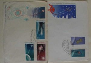 POLAND FDC  SPACE 1958 , 1962