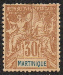 Martinique Sc #45 Mint no gum