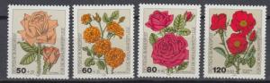 Germany - 1982 Flowers Sc# B600/B603 - MNH (7505)