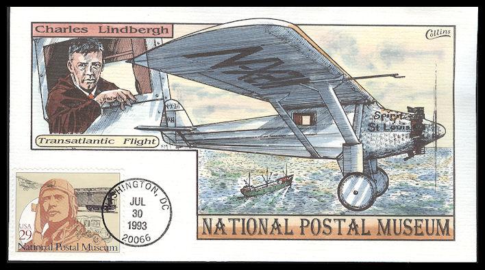 #2781 Charles Lindbergh Collins FDC