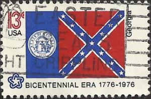 # 1636 USED STATE FLAG GEORGIA