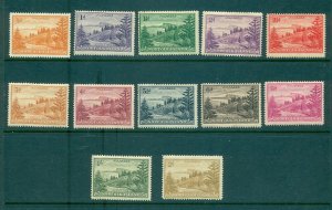 Norfolk Is. - Sc# 1-12. 1947 Ball Bay. MNH $16.25.