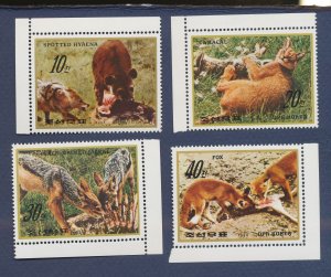 NORTH KOREA - Scott 2417-2420 - MNH set & S/S - animals -- 1984