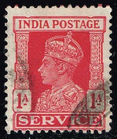 India #O108 King George VI - Official; Used (0.40)