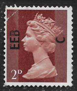 Great Britain #MH3 2p Queen Elizabeth II ~ Used