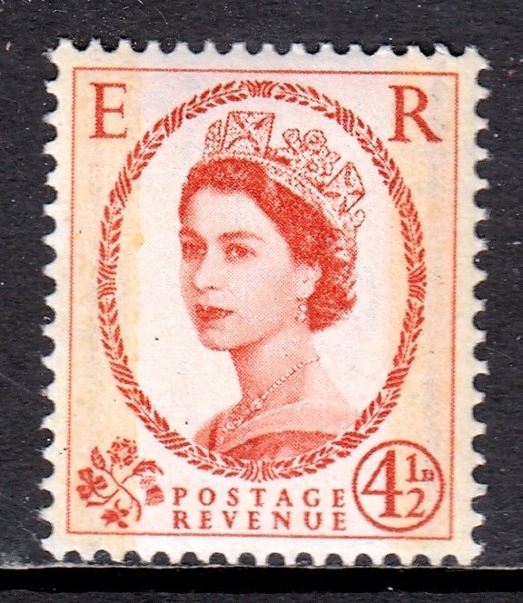 Great Britain - Scott #360ap - MNH - Graphite & phosphorescent bands - SCV $30