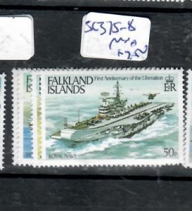 FALKLAND ISLANDS   BOATS  SC 375-378   MNH   P0324H