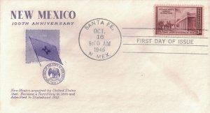 1946 FDC, #944, 3c Kearny Expedition, Grimsland, hand cancel