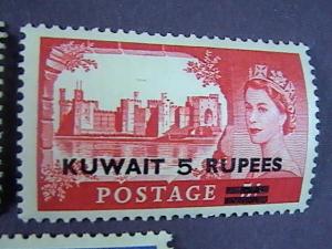 KUWAIT # 117-119-MINT/NEVER HINGED-COMPLETE SET---QEII---1955