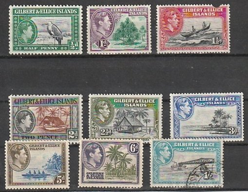 #40-47 Gilbert & Ellice Island Mint OGH,NG & Used #190819-1