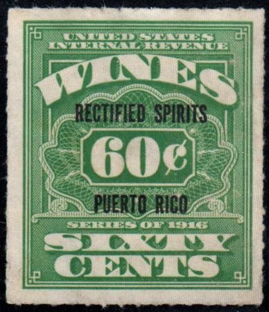 US Back Of Book - Puerto Rico RE29 VF Mint Unused cv $105