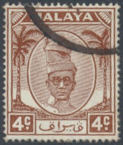 Perak  Malaya  SC#  108 Used  see details & scans