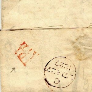 GB Wales Cover Denbighs *HAY/161* Mileage Rated *10* Grays Inn London 1827 MZ574