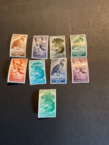 Stamps Fern Po Scott #215-23 hinged