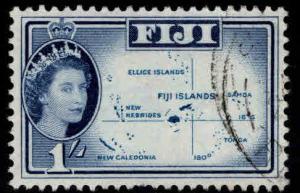 FIJI Scott 171 Used QE2  stamp