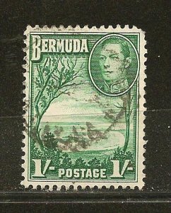 Bermuda SC#122 King George VI 1SH Used