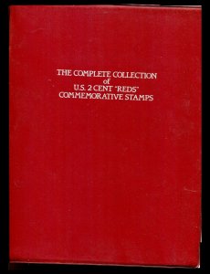 2¢ Reds Commemorative Collection 17 Stamps MNH 1929-1931 Special Red Folio