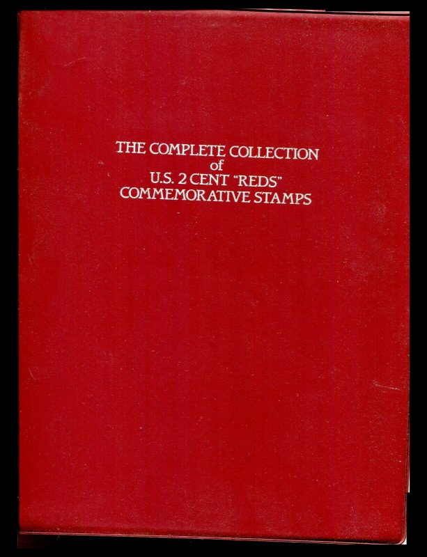 2¢ Reds Commemorative Collection 17 Stamps MNH 1929-1931 Special Red Folio