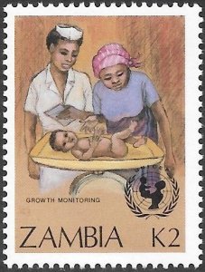 Zambia 1988 Scott # 441 Mint NH. Free Shipping for All Additional Items.