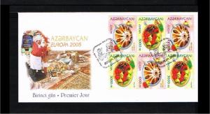 2005 - Europe CEPT FDC Azerbaijan Mi.610-11D/E [HY115]