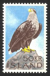 Iceland Sc# 378 MNH 1966 50k White-tailed Sea Eagle