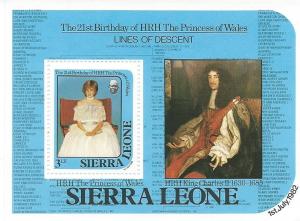 Sierra Leone #534  Souvenir Sheet (MNH) CV $4.75