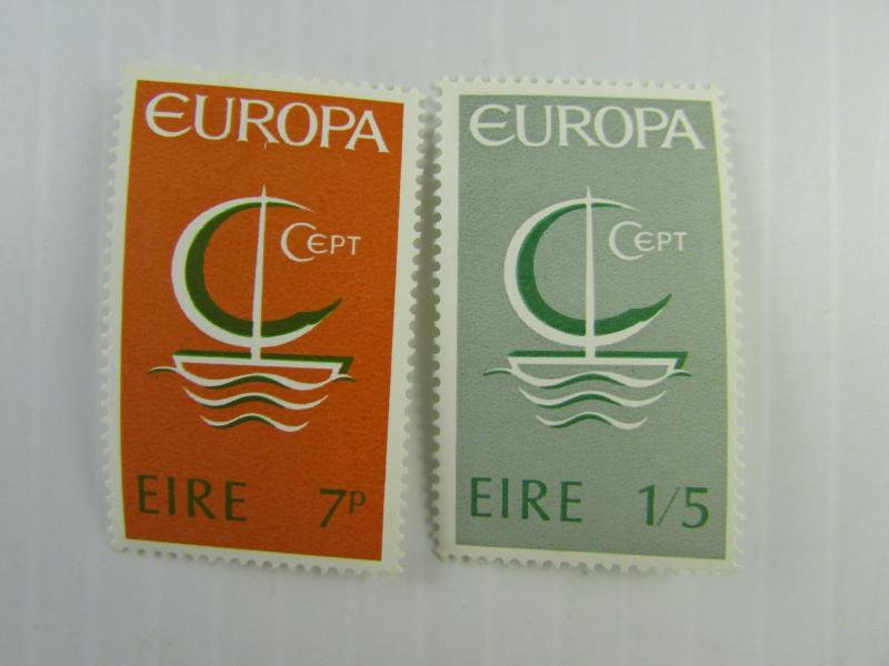 1966 Ireland  SC #216-17 Europa MNH stamp set