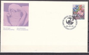 Canada, Scott cat. 855. Flower Garden issue. First day cover. ^