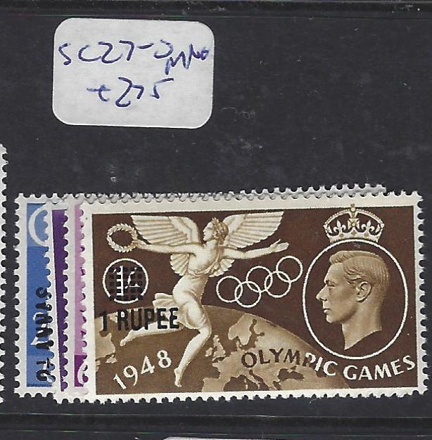 BRITISH PO IN EASTERN ARABIA(P2402B) MUSCAT ON GB KGVI OLYMPIC GAMES SG 27-0 MNH