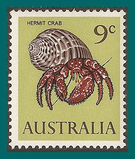 Australia 1966 Hermit Crab, MNH 404,SG390