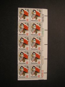 Scott 1730, 13c Snow Covered Mailbox, PB10 #37904-37908 LR, MNH Christmas