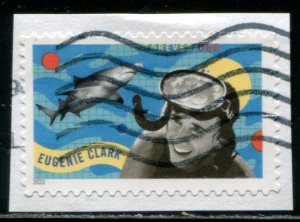 5693 US (58c) Eugenie Clark SA, used on paper