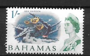 Bahamas 213 1sh Sea Garden single MNH