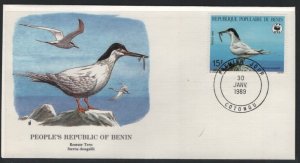 Benin FDC Roseate Tern Sc 658 L227