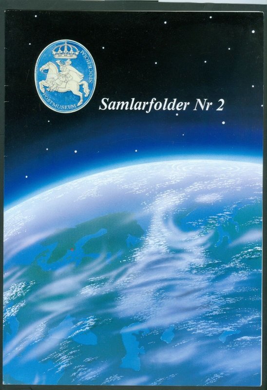 Sweden. Folder 2002. Europa 91-Space. 3 Souv.Sheet. Test-Black-Complete Stamp.