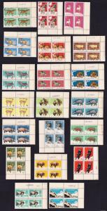 Havana Zoo 20 stamps Corner Blocks of 4 RARE SG#1157-1176 MI#949-968