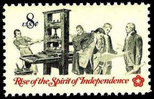 # 1476 MINT NEVER HINGED PRINTER AND PATRIOTS