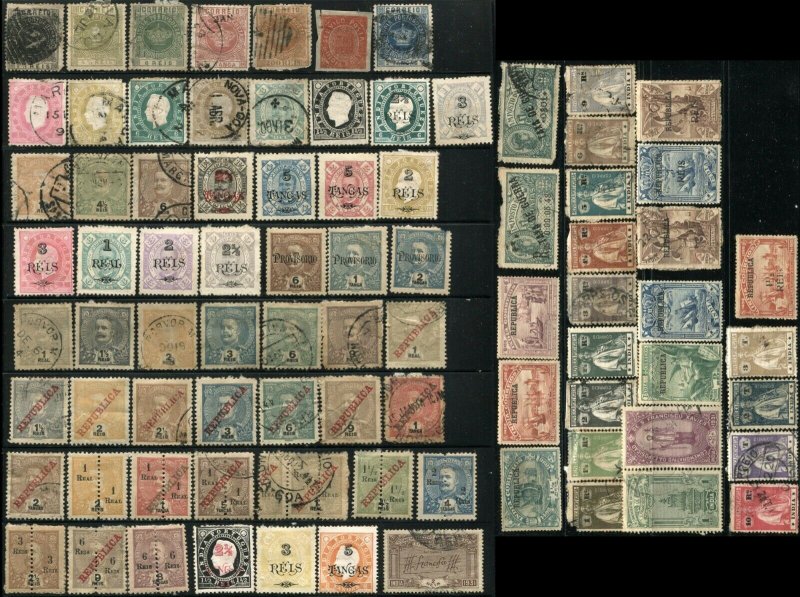 PORTUGUESE INDIA Postage Colony Stamp Collection Used Mint LH