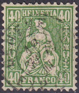 Switzerland #47 F-VF Used CV $65.00 (Z1735)