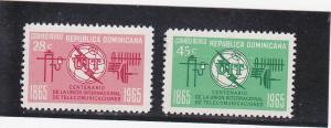 Dominican Republic  Scott#  C144-5  MNH