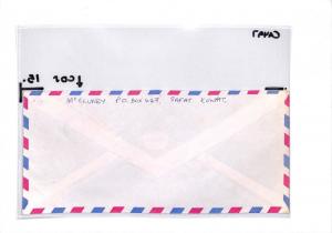 CA497 1980 Arabia Gulf States KUWAIT *Rumaithiya* Postmark Airmail Cover Devon