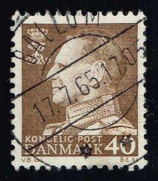 Denmark #417 King Frederik IX (non-fluor); used (0.50)