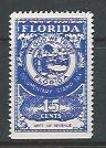 Single FL D37   15 cent  Florida Documentary Tax Stamp